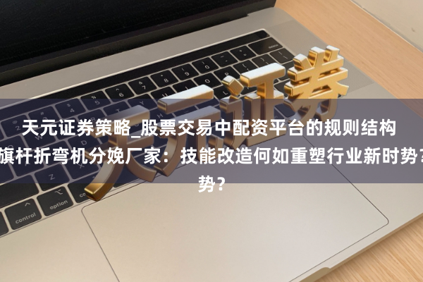天元证券策略_股票交易中配资平台的规则结构 旗杆折弯机分娩厂家：技能改造何如重塑行业新时势？